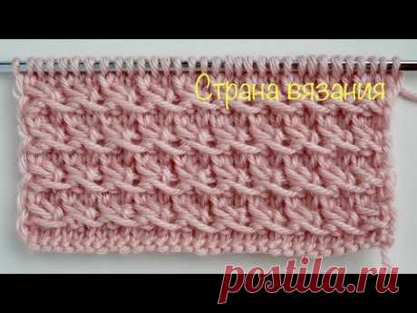 Узоры спицами. Горизонтальные переплетения. Knitting patterns. Horizontal weave.