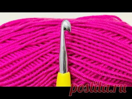 Посмотрите, какие необычные петли крючком, я их для вас открыла.