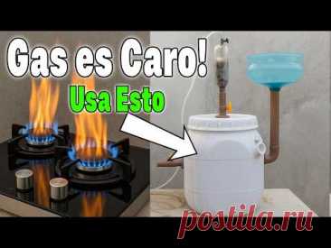 Nunca Más Compres Cilindro de Gas, Haz Tu Propio Gas de Cocina en Casa, Es Mucho Mejor, Mira