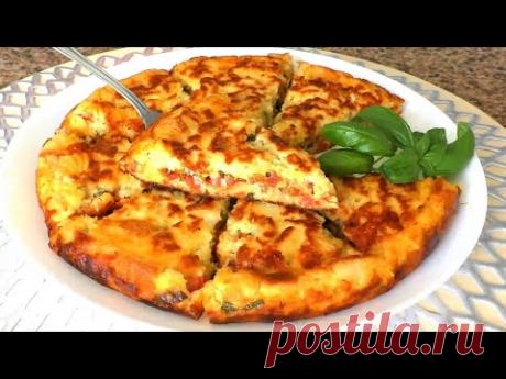 Просто нарежьте Хлеб! Вкуснятина НА ЗАВТРАК за считанные минуты! Хлебная Запеканка или Пицца Пирог.