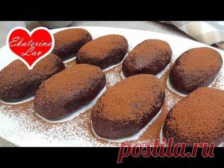 ПИРОЖНОЕ "КАРТОШКА" за 5 минут! Из печенья, без выпечки! Chocolate сake "Potato" from cookies!