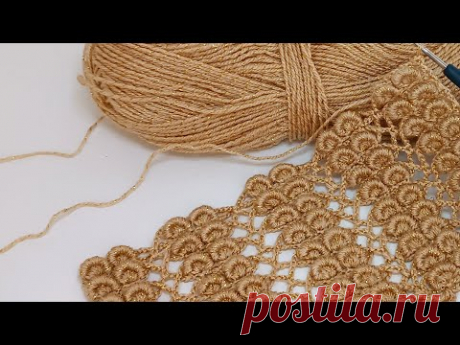 Боже мой, настоящая красота! Схема вязания крючком шарфа и туники-блузки