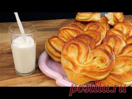 Плюшка "Московская" с сахаром. Пошаговый, подробный рецепт - от теста до готового результата.