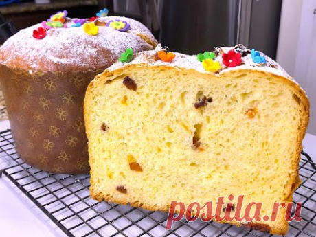 Пасхальный Кулич БЕЗ ЗАМЕСА руками или миксером, Нежное, Воздушное ВЕНСКОЕ ТЕСТО. Легко и Просто