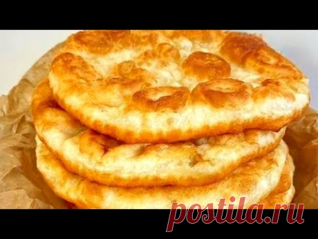 Долго искала ЭТОТ рецепт. Добавьте ЕГО в тесто! Самые Нежные и вкусные ЛЕПЕШКИ на сковороде!