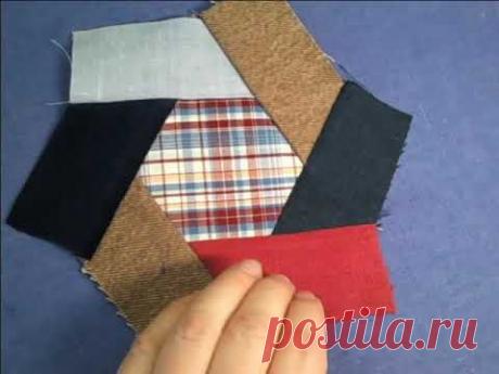 Будущая подушка. Часть III: раскрываю секрет блока "спираль"