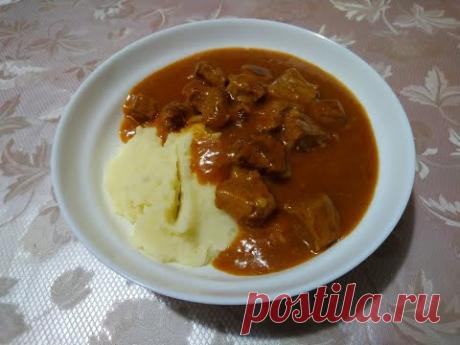 готовлю гуляш как в СССР, тот самый вкус из детства