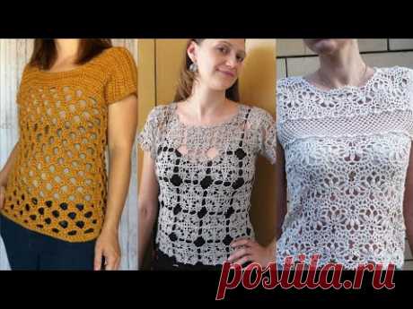Top Class Stylish And Trendy Designer crochet Blouse /Tops /Shirts Design For Stylish Girls