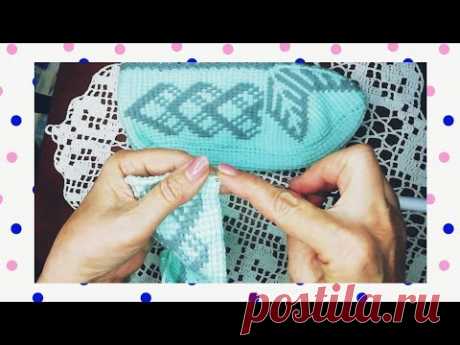 Утепляем наши ножки 👣.Ещё одни следки крючком.
