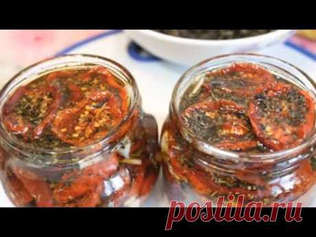 Домашние ВЯЛЕНЫЕ ТОМАТЫ НА ЗИМУ! Ароматные/ Domates Kurusu / Fragrant Dried Tomatoes
