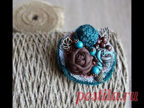 Броши в стиле Бохо ручной работы.