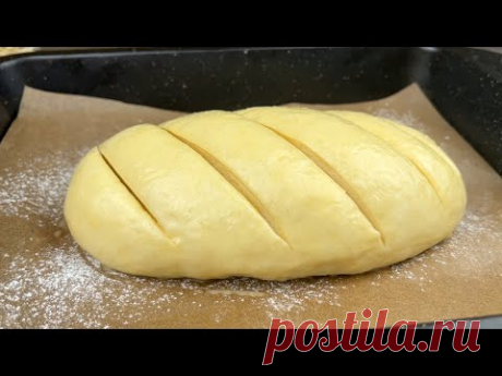 Я больше не покупаю хлеб! Новый рецепт идеального быстрого хлеба за 5 минут!