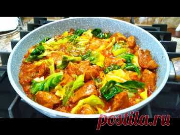 Капусту больше не тушу! Молодая Капуста Приготовленная так вкуснее в 100 раз! Быстрый рецепт