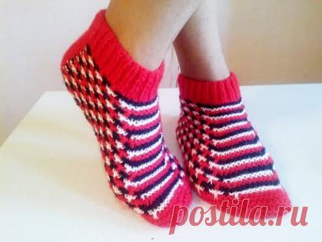 Следки спицами" ПОЛОСАТЫЕ КРЫЛЫШКИ" часть2
