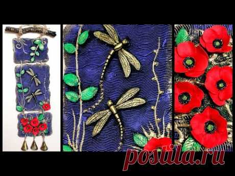 Dragonfly wall hanging, CreativeCat, Art and craft, diy