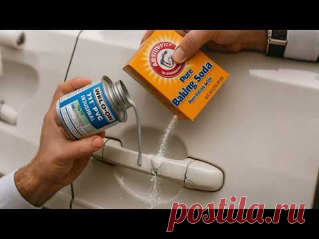 ¡La soldadura de plástico con pegamento de PVA y Soda-este consejo es pasada por alto por el 90% de