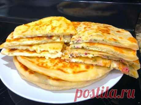 Сырные Лепешки ХЫЧИНЫ .Без Дрожжей  Вкуснее любых пирожков