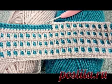 Crochet Two Color Baby Blanket Pattern & Knitting Patterns