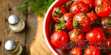 ПОМИДОРЫ МАРИНОВАННЫЕ *ПО-КУБАНСКИ* (СОВЕТСКАЯ КУХНЯ)