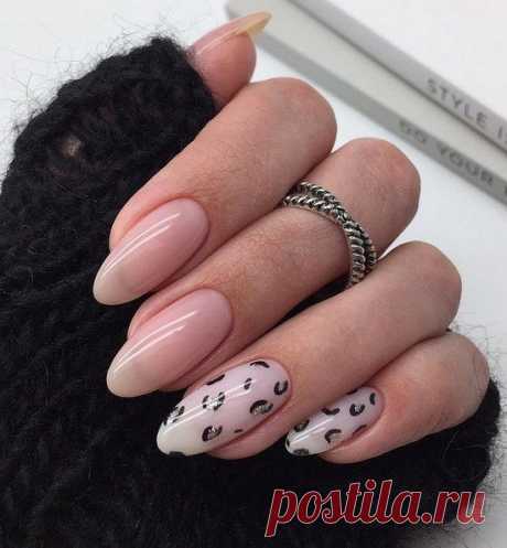 Нежный маникюр на короткие и длинные ногти