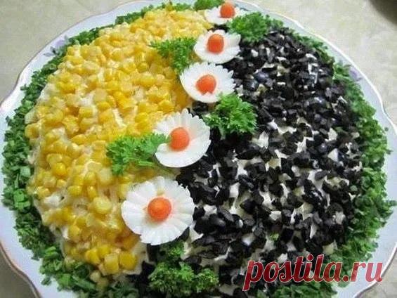 САЛАТ ДЕНЬ И НОЧЬ - 2 ЗАМЕЧАТЕЛЬНЫХ РЕЦЕПТА МЯСНОЙ 