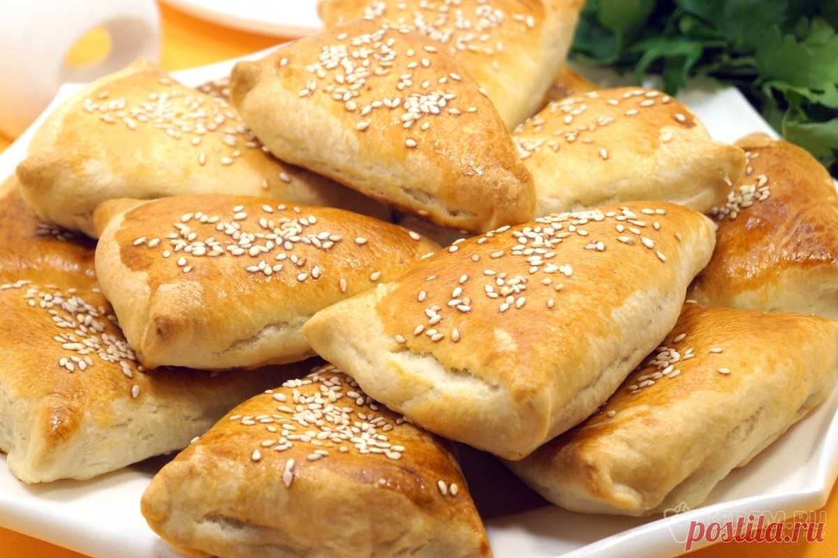 Самса с курицей из слоеного теста - Пошаговый рецепт с фото. Выпечка