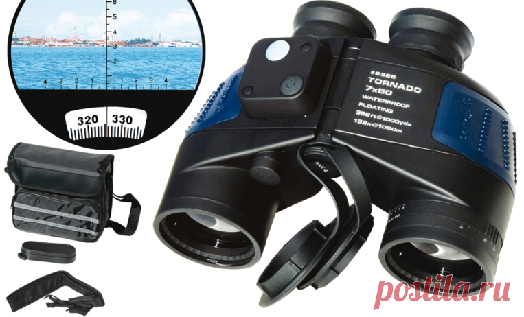 Морской бинокль с компасом — выбор и покупка для моря и яхты | AllwaysExpress