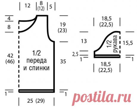 Emerald short-sleeved sweater free pattern