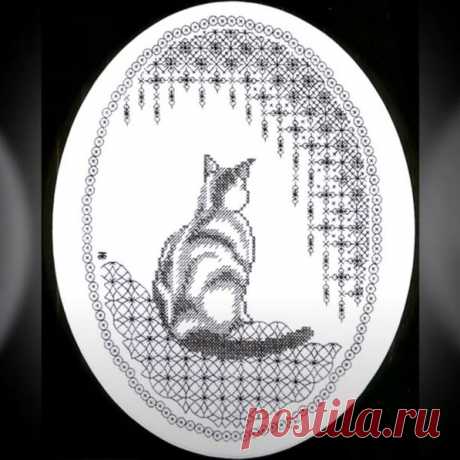 Вышивка в технике «черная вышивка» или блэкворк (blackwork) (blackwork). Схемы и мастер-классы | Креаликум