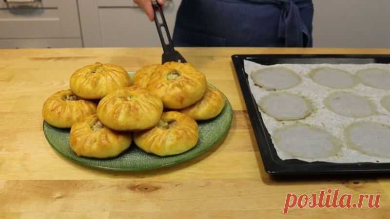 Пирожки с курицей и картошкой рецепт в духовке