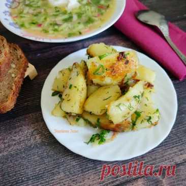 Молодой картофель с чесноком и зеленью рецепт с фото пошаговый от Ирина Жарикова✨Амбассадор