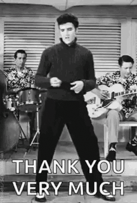 Thank You Very Much Elvis Presley