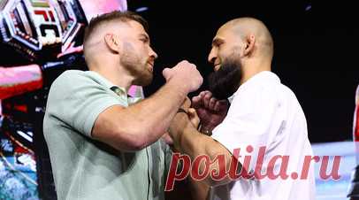 Чимаев и дю Плесси провели битву взглядов перед турниром UFC 319. Боец российского происхождения Хамзат Чимаев, выступающий под флагом ОАЭ, и чемпион организации южноафриканец Дрикус дю Плесси провели битву взглядов перед очным поединком. Читать далее