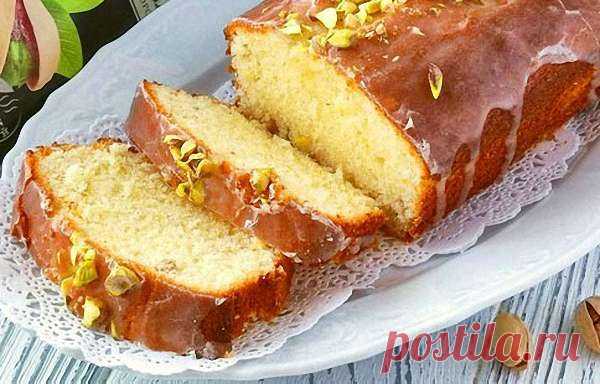Лимонный кекс с орехами — Домашние заботы
