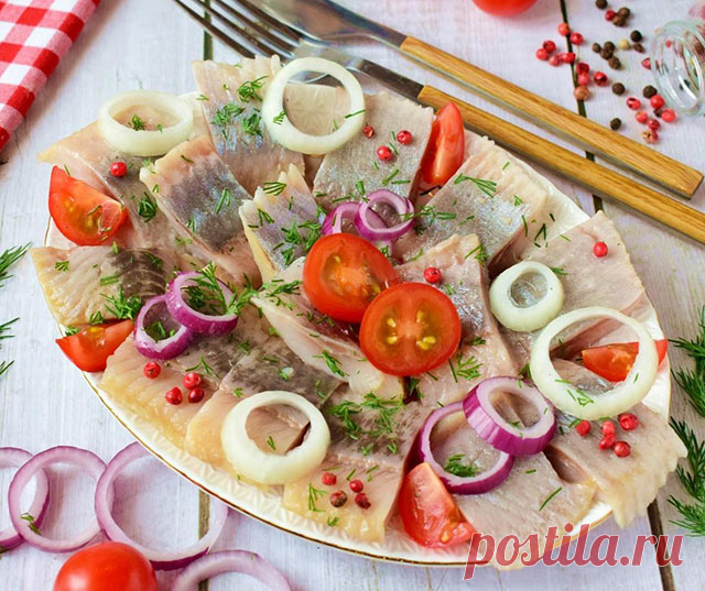 Сельдь маринованная на праздничный стол — Домашние заботы
