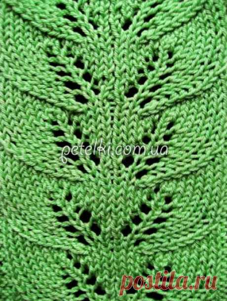 Узор симметричные листочки спицами. Схема Представляем вашему вниманию еще один ажурный узор спицами в виде листочков. Схема прилагается. &nbsp; banner_adaptivniy &nbsp; &nbsp;&nbsp; Условные обозначения: &nbsp; Представляем вашему вниманию еще один ажурный узор спицами в виде листочков.