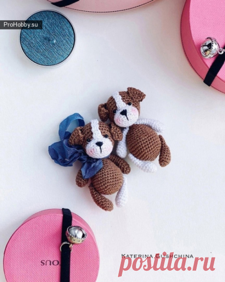 Собачка для куклы / Вязание игрушек / ProHobby.su | Вязание игрушек спицами и крючком для начинающих, мастер классы, схемы вязания