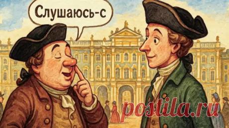 Извольте-с: почему раньше добавляли букву "с" на конце? - Нервное настроение. По просторам ЖеЖешек - Социальная сеть "МТ.RU"