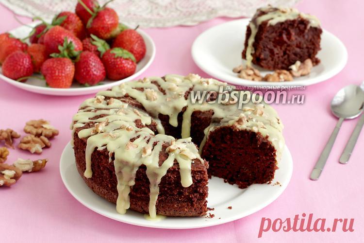 Шоколадно-ореховый кекс без муки