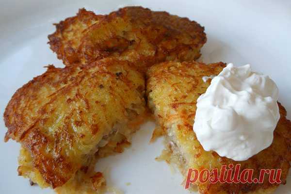Драники с начинкой (колдуны) — Сад Заготовка