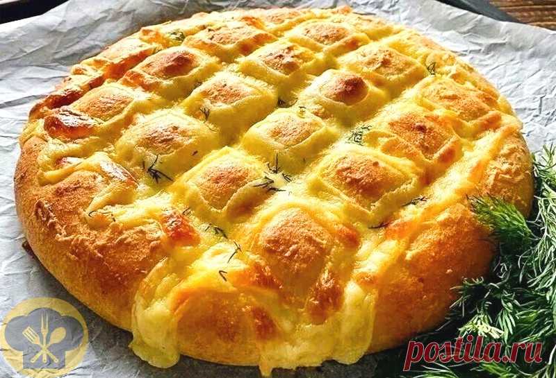 Дрожжевые лепешки с сыром и чесноком вместо хлеба - Секрет Вкуса