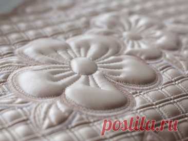 Курс "Объемная машинная вышивка на стёганой основе" - Школа шитья и современного квилтинга