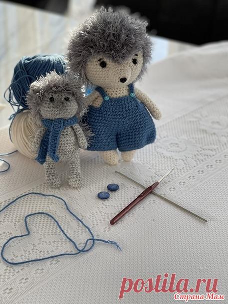 Семейство милых ежиков - Вязание - Страна Мам