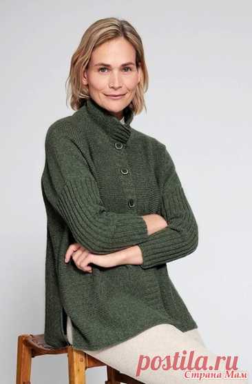 Кардиган Cashmere от Lana Grossa. Спицы. - ВЯЗАНАЯ МОДА+ ДЛЯ НЕМОДЕЛЬНЫХ ДАМ - Страна Мам