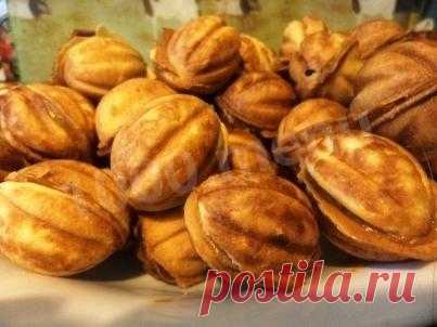 Печенье в формочках на газу Орешки рецепт с фото пошагово - 1000.menu