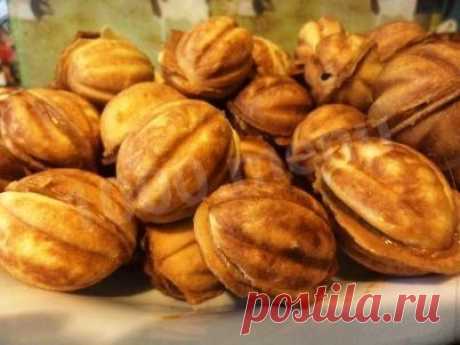 Печенье в формочках на газу Орешки рецепт с фото пошагово - 1000.menu