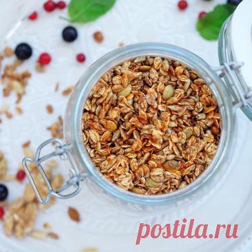 Хрустящая домашняя гранола на кокосовом масле