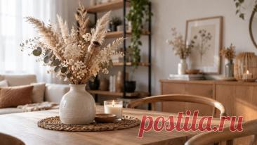 🌾 Сухоцветы — простой способ добавить интерьеру природную фактуру и уют.

Букеты, венки, композиции в рамках и отдельные стебли — идеи для разных комнат дома. 🌿

#сухоцветы #декор #интерьер #хендмейд #цветочныйдекор
Изображение от chatGPT