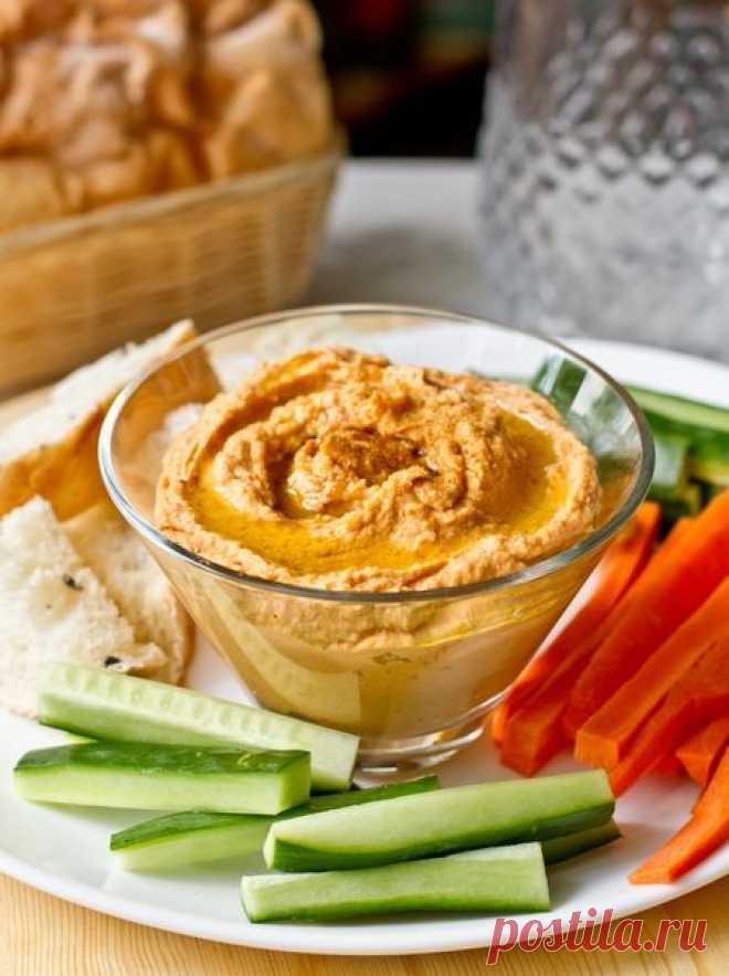 Рецепт хумуса с печеным сладким перцем с фото пошагово на Вкусном Блоге