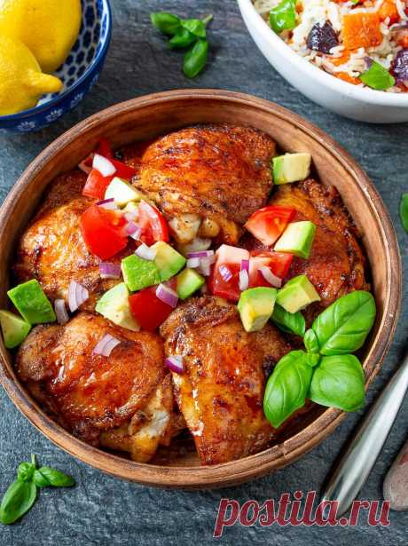 Запеченная курица по-мексикански на Вкусном Блоге Запеченная курица по-мексикански - вкусные проверенные рецепты, подбор рецептов по продуктам, консультации шеф-повара, пошаговые фото, списки покупок на VkusnyBlog.Com